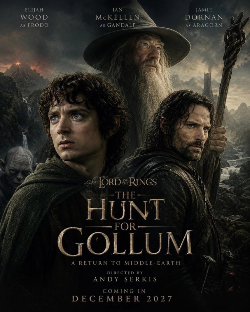 “The Hunt for Gollum” يحدد موعد انطلاقه في ديسمبر 2027