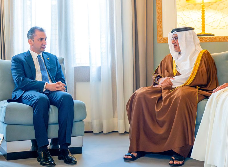 سمو ولي العهد رئيس مجلس الوزراء يستقبل سفير جمهورية قبرص لدى مملكة البحرين