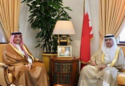 سمو الشيخ علي بن خليفة آل خليفة يستقبل سفير مملكة البحرين لدى المملكة الأردنية الهاشمية