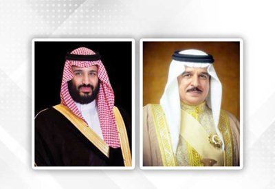 جلالة الملك المعظم يتلقى اتصالاً هاتفياً من سمو ولي العهد السعودي