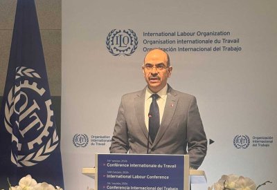 وزير العمل ووزير الشؤون القانونية يترأس وفد مملكة البحرين المشارك في مؤتمر العمل الدولي بجنيف