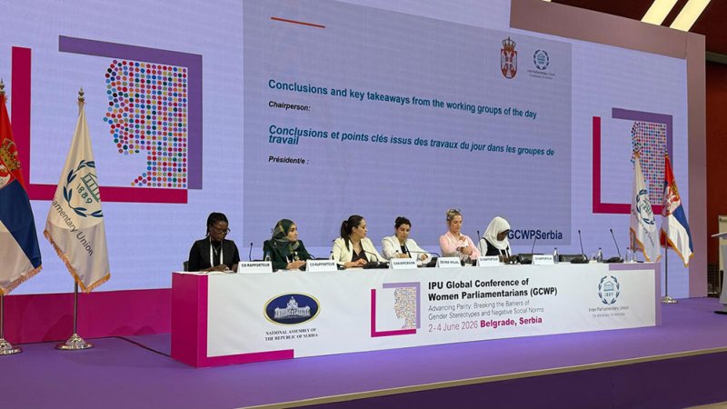 د. جميلة السلمان تقدّم التقرير الختامي للمجموعة الثانية في جلسة برلمانية دولية حول دعم المشاركة السياسية للمرأة