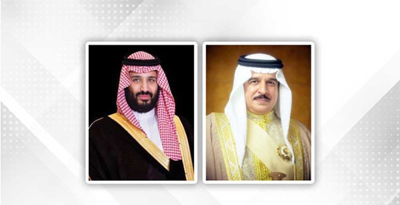 جلالة الملك المعظم يتلقى اتصالاً هاتفياً من سمو ولي العهد السعودي