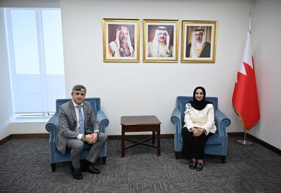وزيرة الصحة تستقبل سفير جمهورية أوكرانيا المعين لدى مملكة البحرين