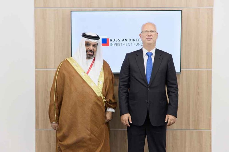 وزير المالية والاقتصاد الوطني يلتقي الرئيس التنفيذي لصندوق الاستثمار المباشر الروسي