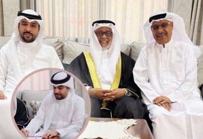 الوسط الفني يهنئ الفنان القدير عبدالله ملك بعقد قران نجله "خالد"