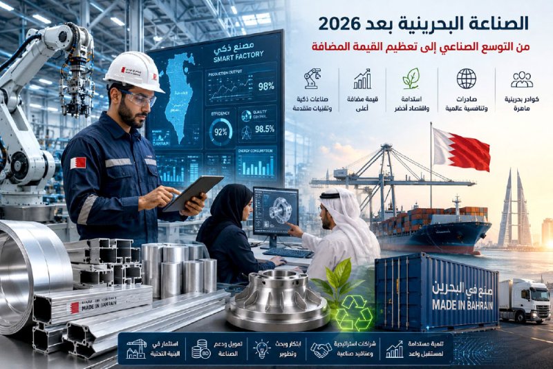 أبعاد | الصناعة البحرينية بعد 2026..  من التوسع الصناعي إلى تعظيم القيمة المضافة