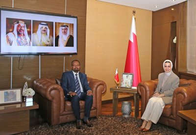 وزيرة شؤون الشباب تستقبل القنصل العام لجمهورية إثيوبيا الفيدرالية الديمقراطية لدى مملكة البحرين