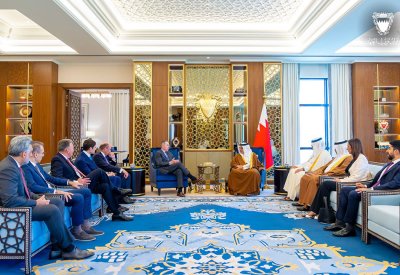 سمو ولي العهد رئيس مجلس الوزراء يلتقي المؤسس والرئيس التنفيذي والشريك الإداري لشركة أطلس ميرشنت كابيتال