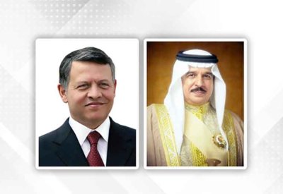 جلالة الملك المعظم يهنئ العاهل الأردني بمناسبة عيد جلوس جلالته على العرش