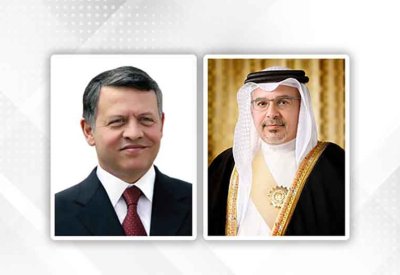 سمو ولي العهد رئيس مجلس الوزراء يهنئ العاهل الأردني بمناسبة عيد جلوس جلالته على العرش
