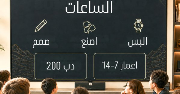 كاناتي تطلق برنامج تدريب صيفي في صناعة الساعات للأطفال بالبح