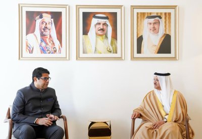 رئيس هيئة البحرين للثقافة والآثار يستقبل سفير جمهورية الهند لدى مملكة البحرين
