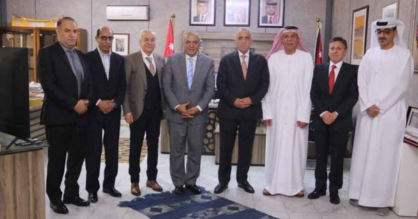 وزير الثقافة الأردني يستقبل الأمين العام للهيئة العربية للمس