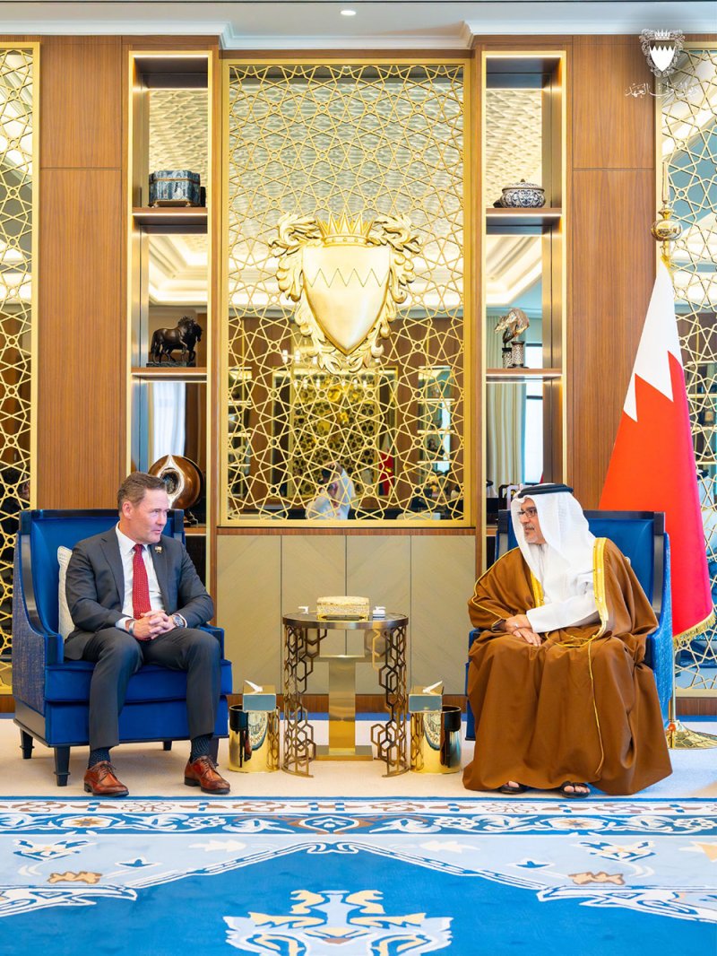 سمو ولي العهد رئيس مجلس الوزراء يستقبل مندوب الولايات المتحدة الأميركية لدى الأمم المتحدة