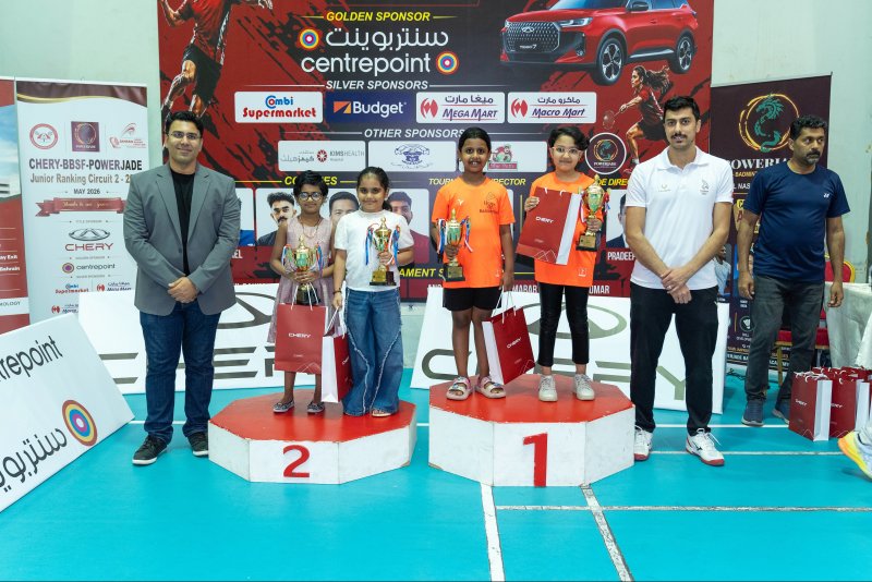 شيري البحرين تدعم المواهب الرياضية المحلية بصفتها الراعي الرئيسي