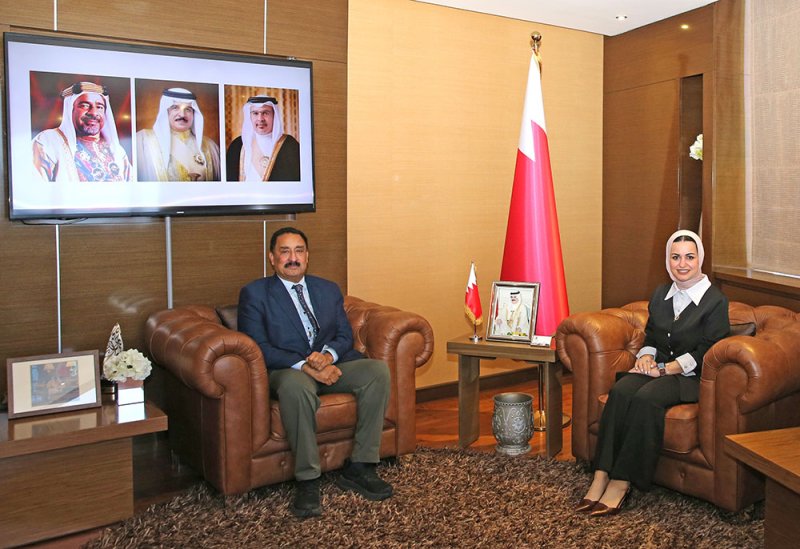 وزيرة شؤون الشباب تستقبل رئيس المكتب الإقليمي لمنظمة الأمم المتحدة للتنمية الصناعية "اليونيدو" للاستثمار والتكنولوجيا في مملكة البحرين