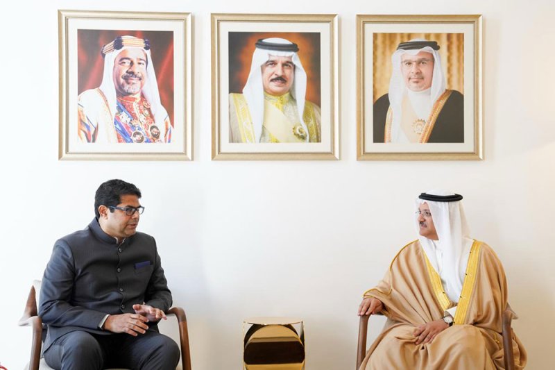 رئيس هيئة البحرين للثقافة والآثار يستقبل سفير جمهورية الهند لدى مملكة البحرين