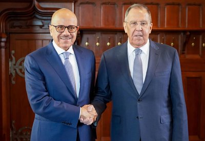 وزير الخارجية يعقد جلسة مباحثات مع وزير خارجية روسيا الاتحادية