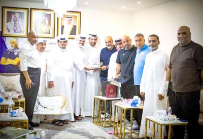 الرميحي يكرم المدرب الوطني علي الفلاحي