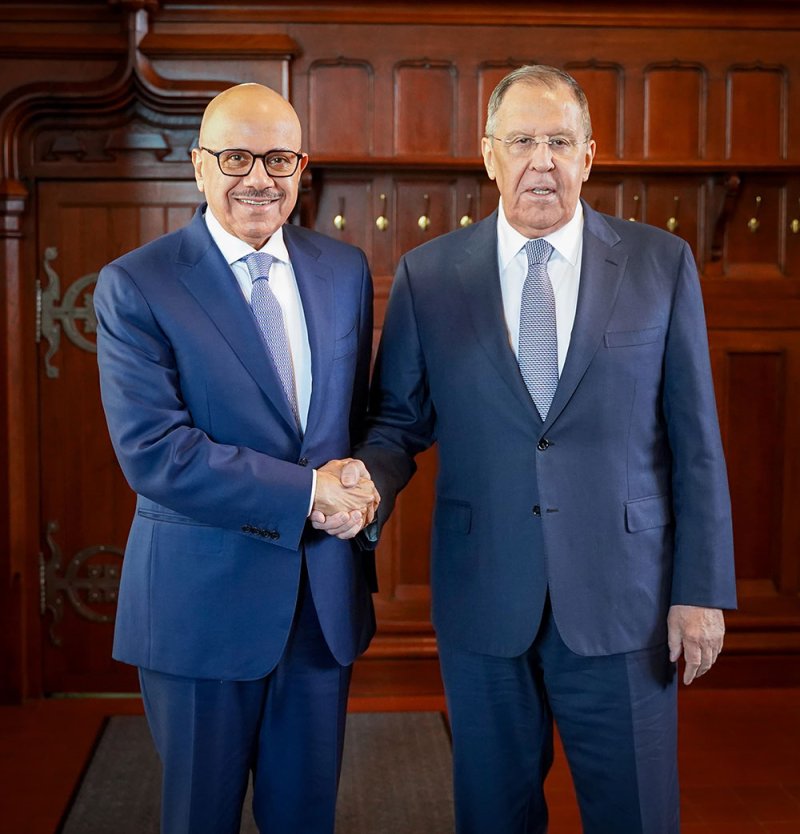 وزير الخارجية يعقد جلسة مباحثات مع وزير خارجية روسيا الاتحادية