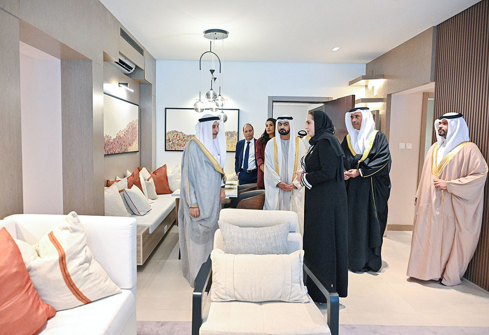 افتتاح نائب رئيس مجلس الوزراء مشروع الجيل المطور للعمارات السكنية بمدينة سلمان