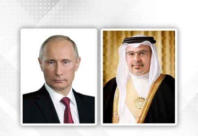 سمو ولي العهد رئيس مجلس الوزراء يهنئ الرئيس الروسي بذكرى اليوم الوطني