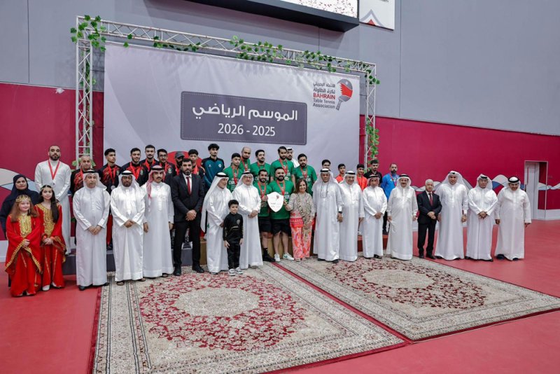 الرئيس التنفيذي للهيئة العامة للرياضة ورئيس "اتحاد الطاولة" يُتوِّجان أبطال الموسم الرياضي لكرة الطاولة 2025 - 2026