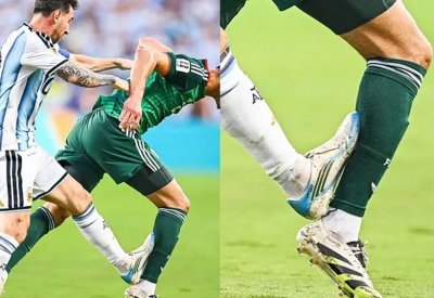 ميسي يثير الجدل في كأس العالم بعد تدخل "مروع" أمام الجزائر
