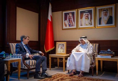 وزير الخارجية يستقبل سفير جمهورية ألمانيا الاتحادية لدى مملكة البحرين