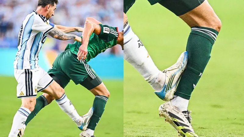 ميسي يثير الجدل في كأس العالم بعد تدخل "مروع" أمام الجزائر
