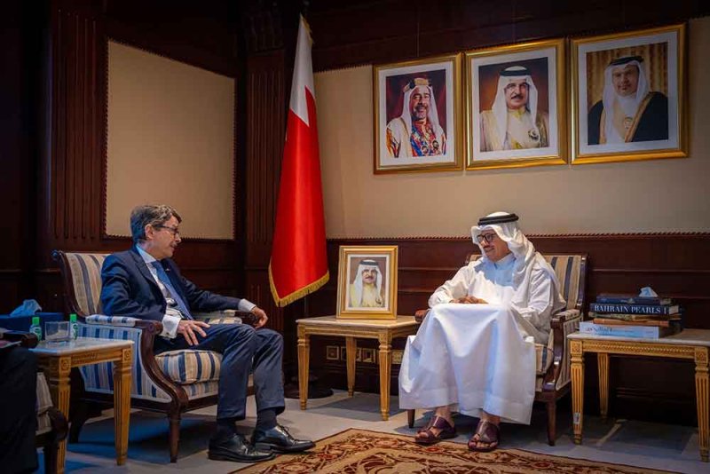 وزير الخارجية يستقبل سفير جمهورية ألمانيا الاتحادية لدى مملكة البحرين
