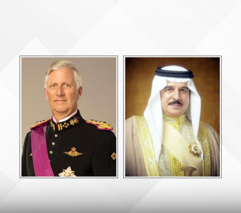 جلالة الملك المعظم يتلقى اتصالًا هاتفيًا من ملك مملكة بلجيكا الصديقة