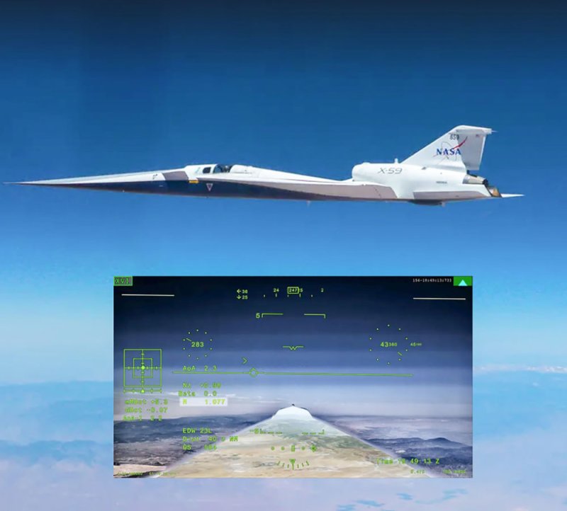 “X-59” تقترب من عصر الطيران الأسرع من الصوت