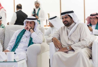 سمو الشيخ عيسى بن علي يشهد مباراة السعودية واسبانيا بكأس العالم 2026