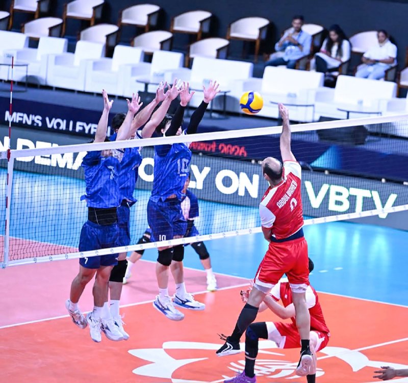 منتخب الطائرة يستهل مشواره الآسيوي بفوز مستحق على الصين تايبيه