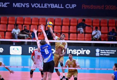 منتخب الطائرة يحقق فوزه الثاني في البطولة الآسيوية