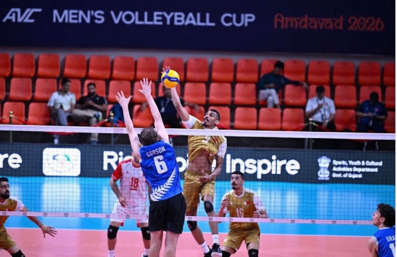 منتخب الطائرة يحقق فوزه الثاني في البطولة الآسيوية
