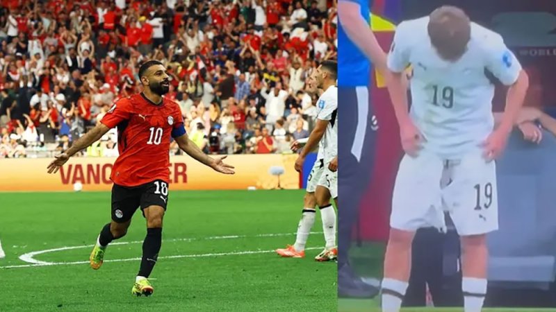 هل استغل صلاح تمزق "سروال" لاعب نيوزيلندا؟