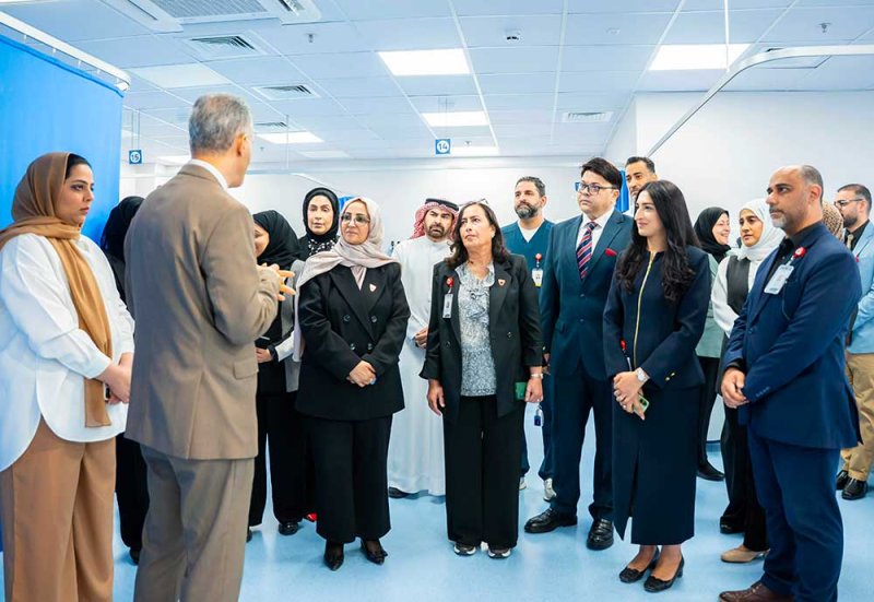 وزيرة الصحة تفتتح مشروع توسعة غرفة الإنعاش بوحدة الحوادث والطوارئ في مجمع السلمانية الطبي