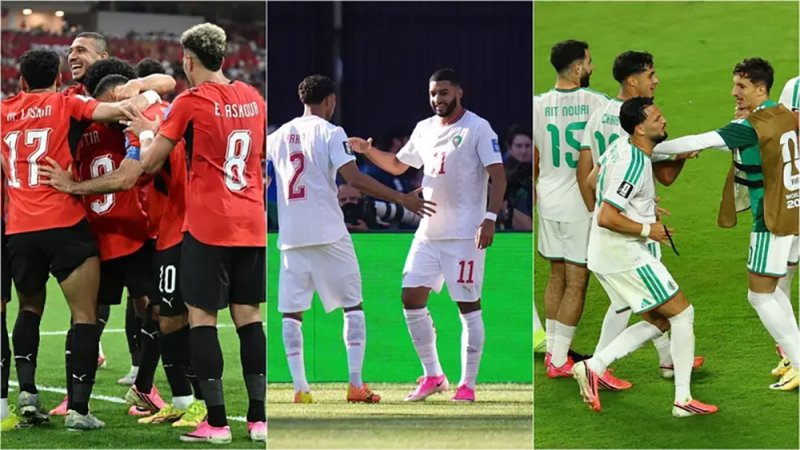 هولندا وأميركا والتشيك.. منافسو المغرب والجزائر ومصر بالمراكز الحالية