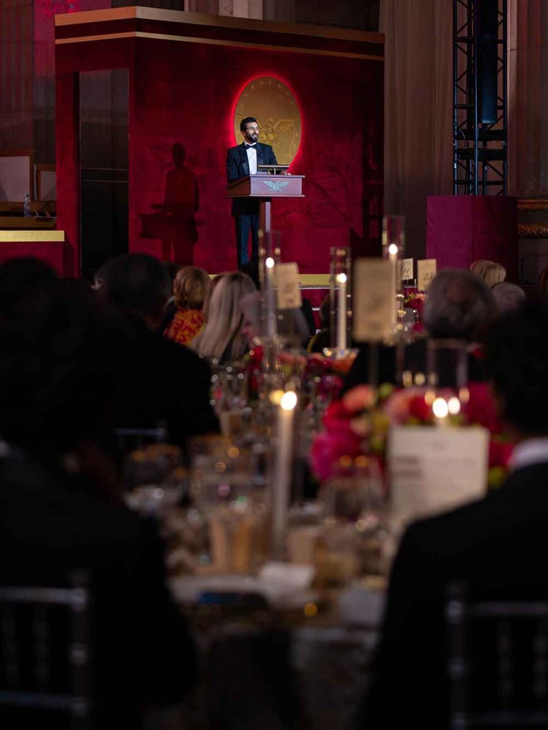 سمو الشيخ ناصر بن حمد آل خليفة يحضر حفل استقبال المكرمين وحفل عشاء "Golden Plate Award"