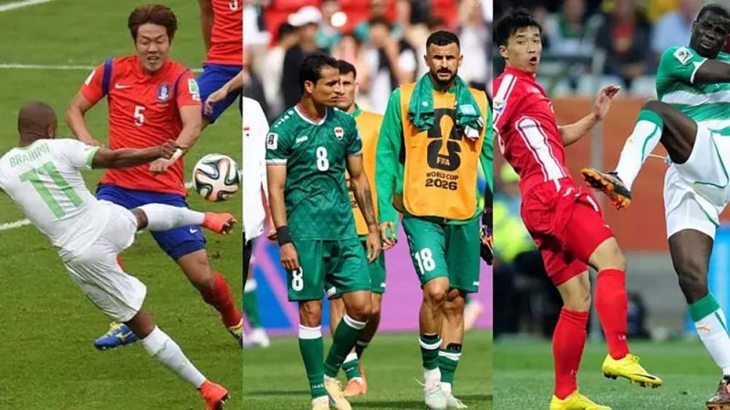 العراق يتسبب بأسوأ هزائم آسيا أمام أفريقيا في كأس العالم
