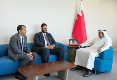 الوكيل المساعد للاتصالات بوزارة المواصلات والاتصالات يستقبل وفدًا من شركة "أمازون ليو"
