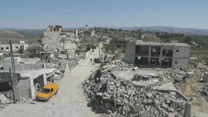 غارة إسرائيلية في النبطية وتفجير منازل جنوب لبنان