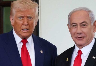 ترامب: نتنياهو طلب لقائي.. ويعلم من هو الزعيم