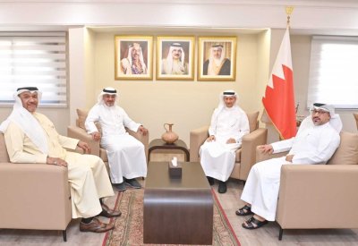 محافظ الشمالية يستقبل النائب جلال كاظم وعضو المجلس البلدي باسم أبو إدريس