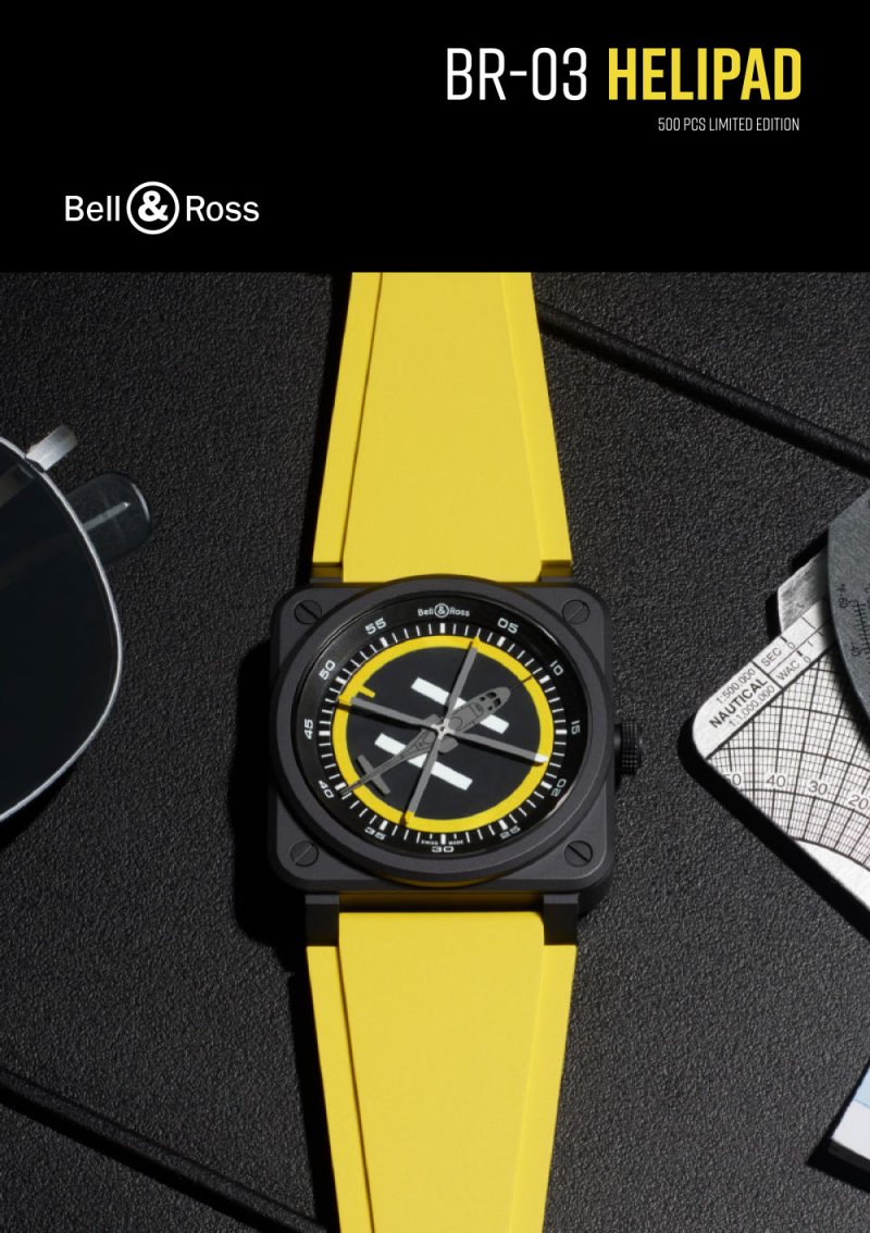 Bell & Ross.. أداة قياس على المعصم مستوحاة من قمرة القيادة: وقتما يحلق الزمن