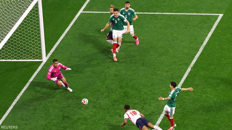 إنجلترا تهزم المكسيك وتبلغ ربع نهائي كأس العالم