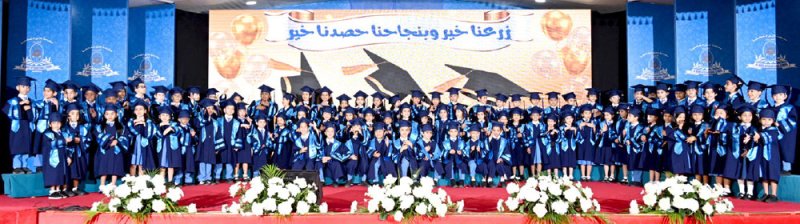 مدرسة النور العالمية تحتفل بتخريج طلبة مرحلة رياض الأطفال وانتقالهم إلى الصف الأول الابتدائي